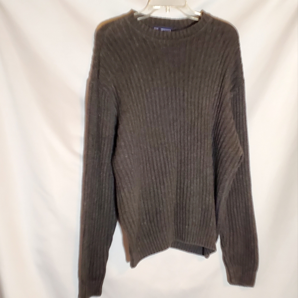 Savile Row Grey Knitted Sweater